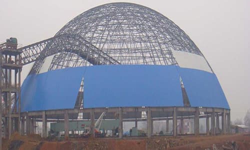 库尔勒螺栓球网架加工的注意事项